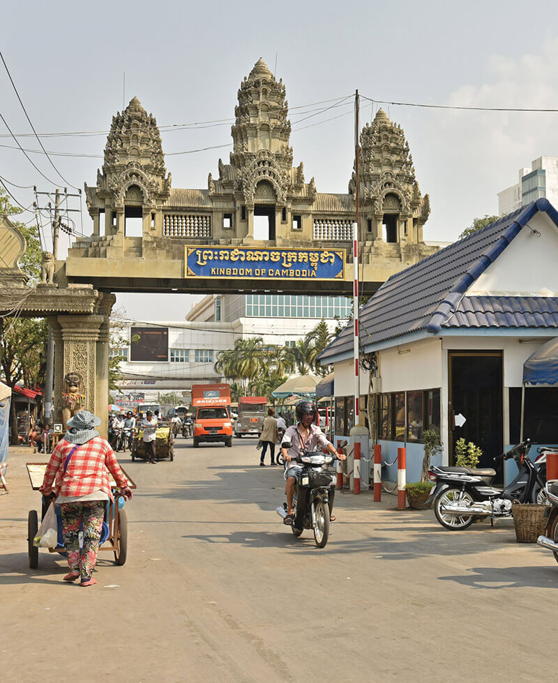 The Cambodian border town of Poipet would suffer most from a legal Thai casino industry.