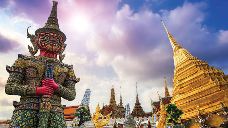 Thai royal palace Bangkok