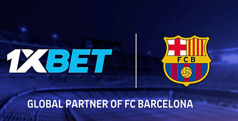 1XBET Glabal Partner of Football Club FC Barcelona