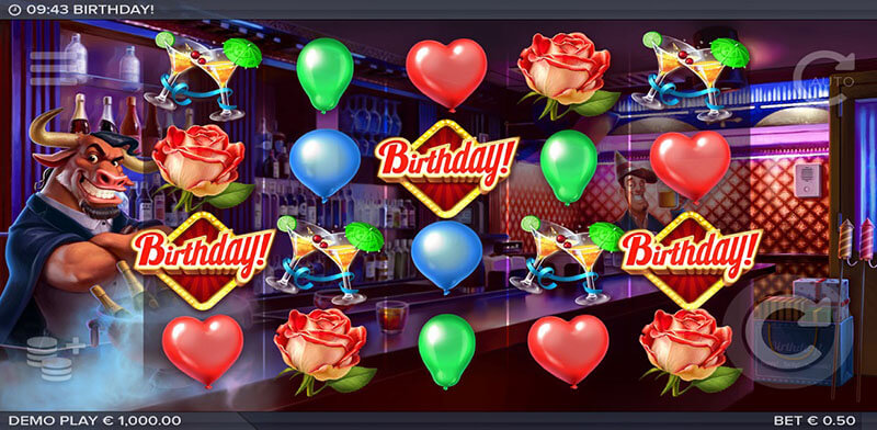 Paytable - Slot Game Birthday!