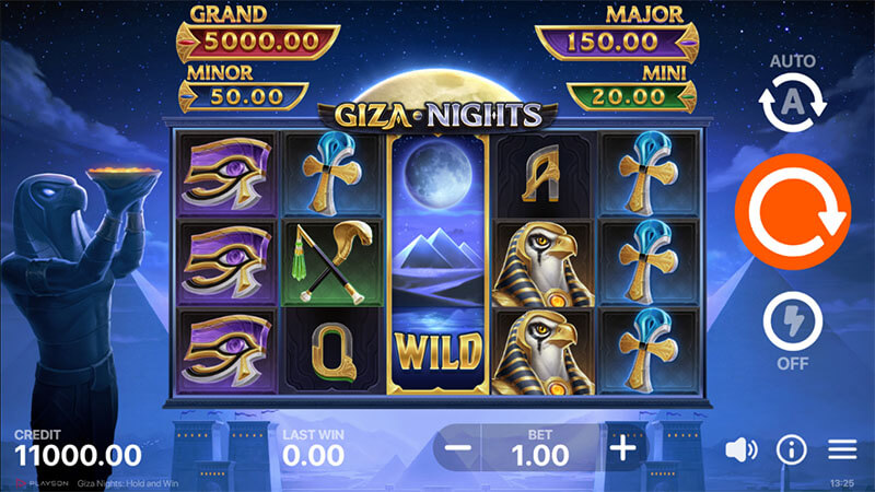 Giza Nights: Hold and Win