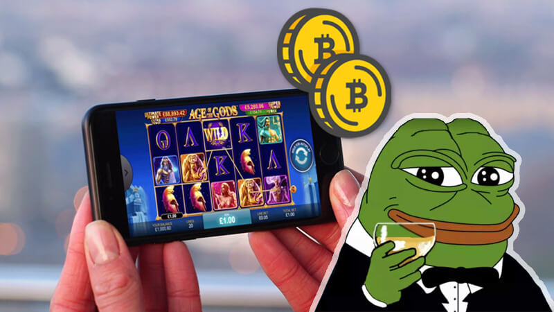 Online betting in a cryptocurrency casino