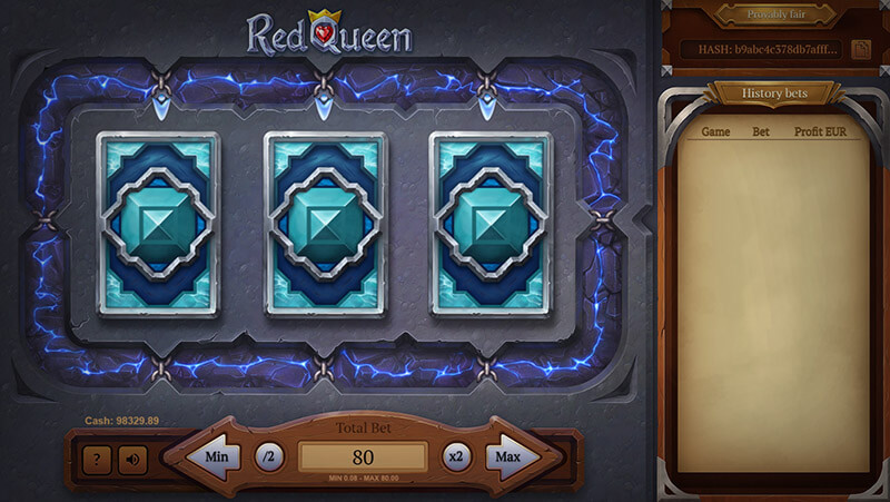 تصویری از بازی ورق آنلاین ملکه قرمز