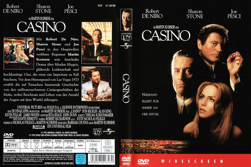 فیلم سینمایی کازینو (1995) از برترین آثار سینما با موضوغ قمار و شرط بندی است