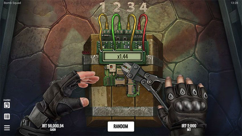 تصویری از محیط بازی کازینو آنلاین خنثی سازی بمب