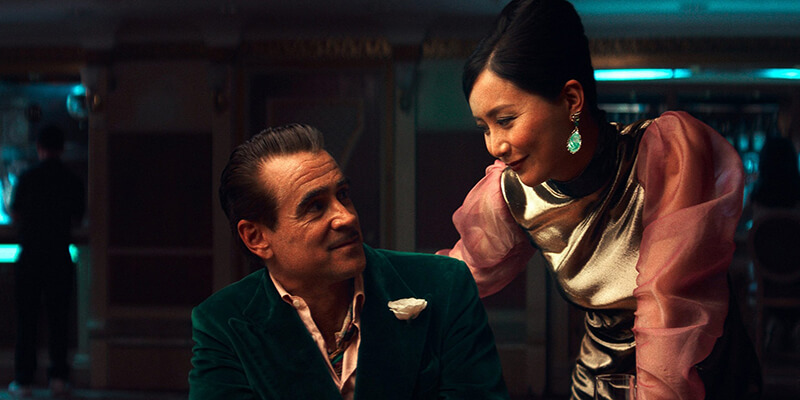 صحنه مواجه شخصیت قمارباز با زنی که در ادامه بر انتخاب او تاثیر می گذارد.